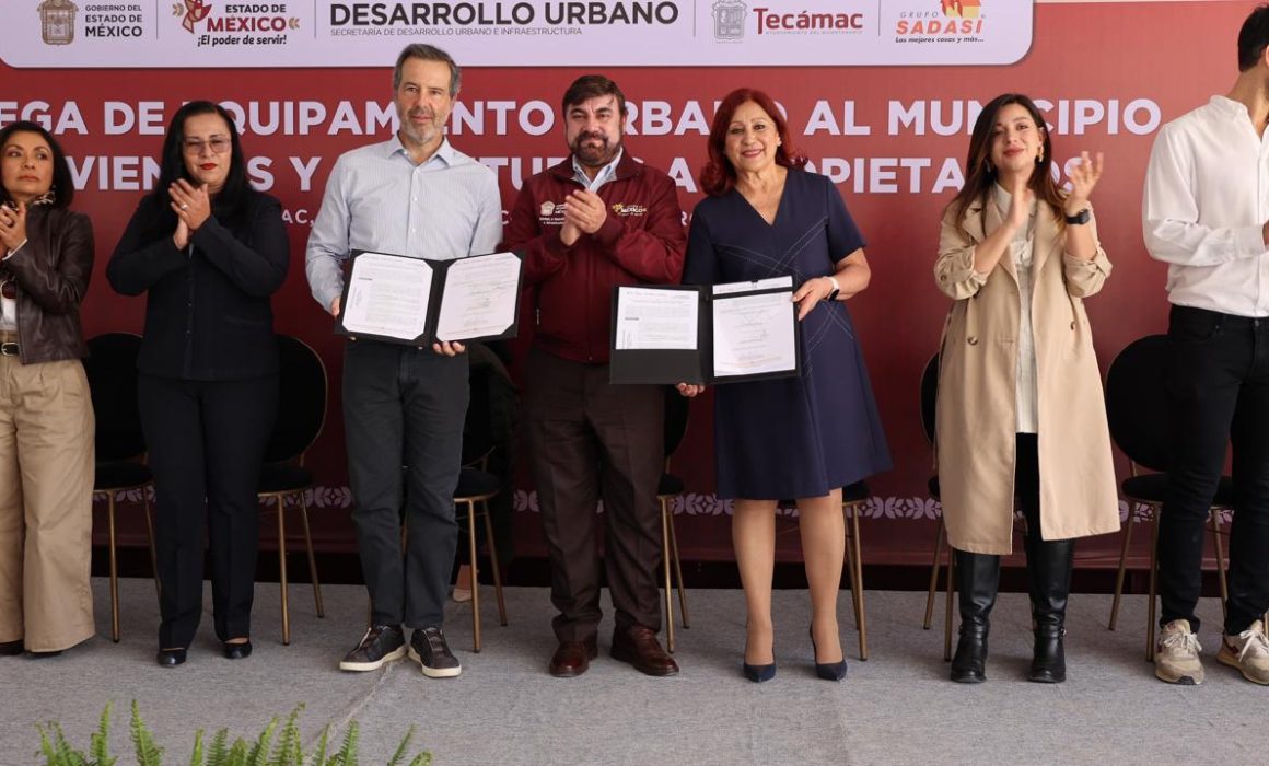 Rosi Wong entrega viviendas, escuelas y equipamiento urbano en Paseos del Bosque II, Tecámac
