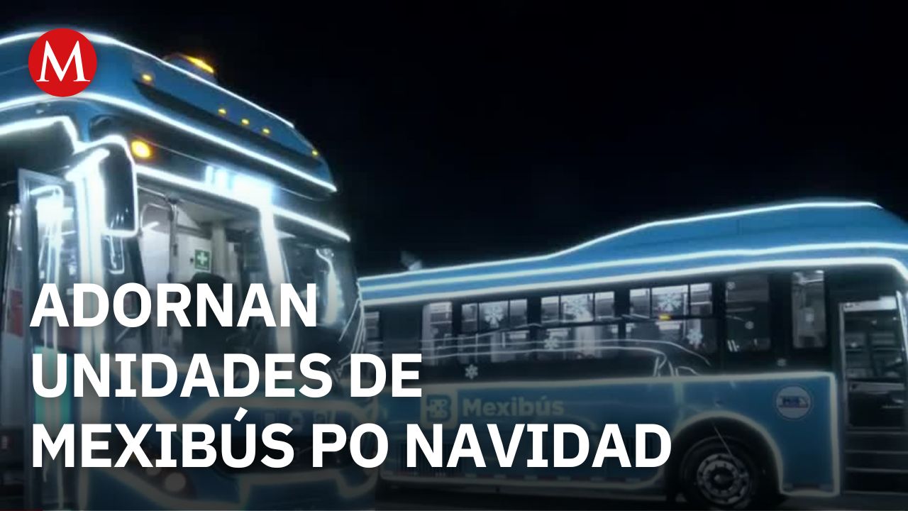 ¿Sabías que el Mexibús en el Estado de México ahora brilla con luces navideñas? Descubre cómo transformaron dos unidades en espectáculos móviles