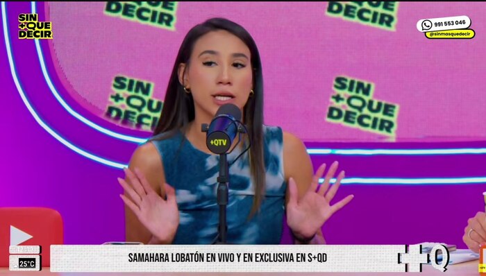 Samahara Lobatón reafirma su defensa ante acciones del Ministerio de la Mujer en caso familiar