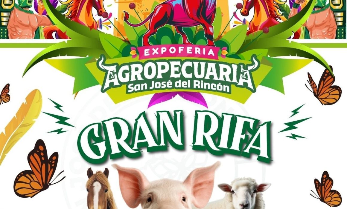 San José del Rincón realiza rifa de animalitos en su Expo Agropecuaria 2026 para impulsar la ganadería regional