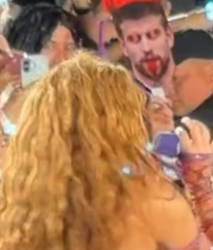 Shakira cautiva en concierto con reacción espontánea ante imagen de Gerard Piqué en redes sociales