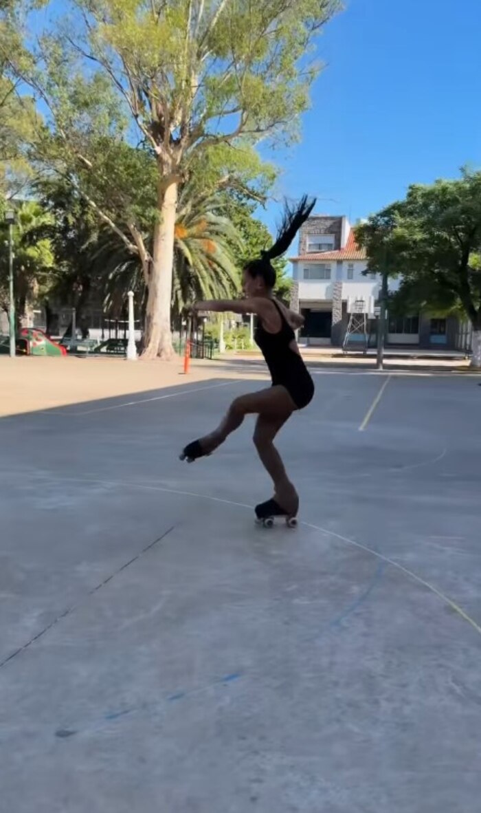Sol Pérez vuelve al patinaje artístico junto a su hijo Marco y sorprende con su estilo en televisión