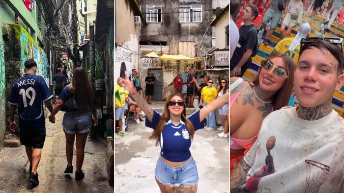 Tamara Báez comparte recorrido por la favela Rocinha en Brasil y responde a comparaciones con Wanda Nara