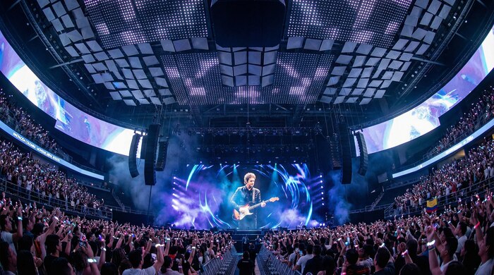 Tecnología avanzada en escenarios en Colombia: hologramas, sistemas de audio y estructura innovadora para conciertos 2026