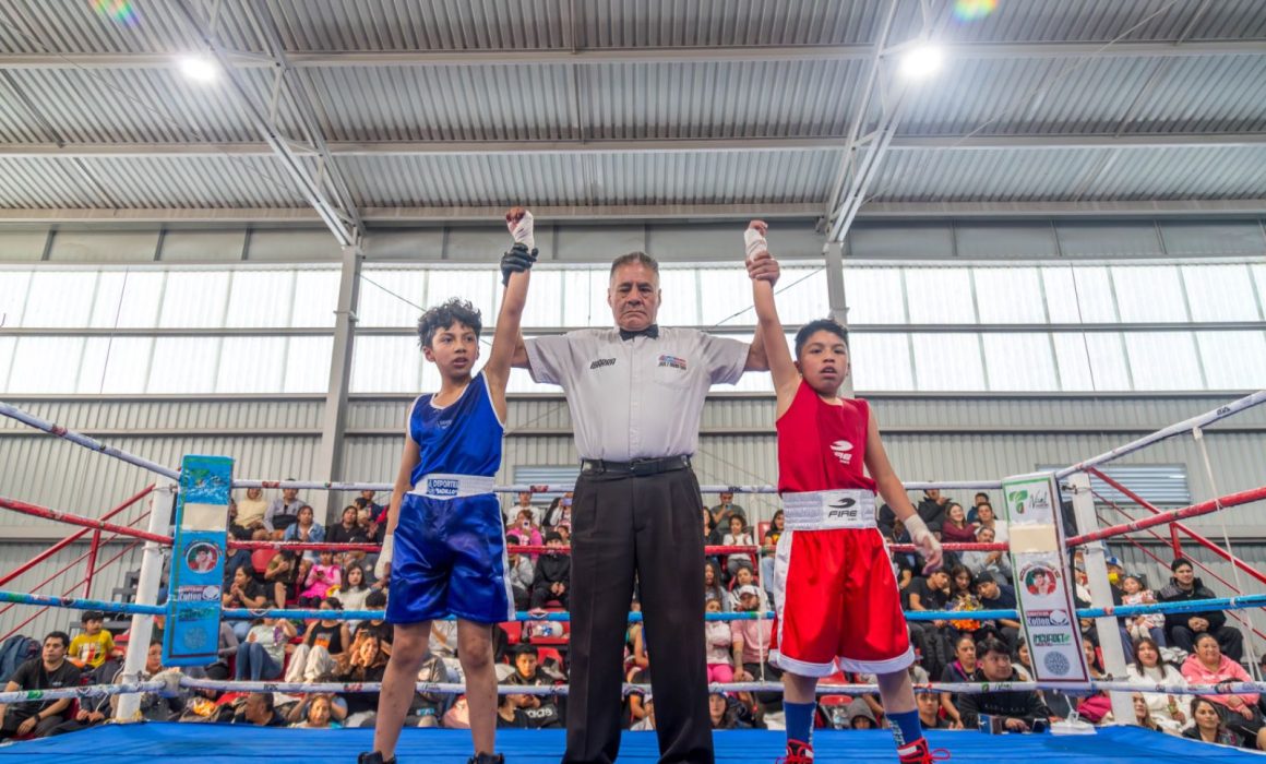 Tianguistenco impulsa el talento juvenil y promueve el boxeo amateur en función en la Arena Salvador Sánchez