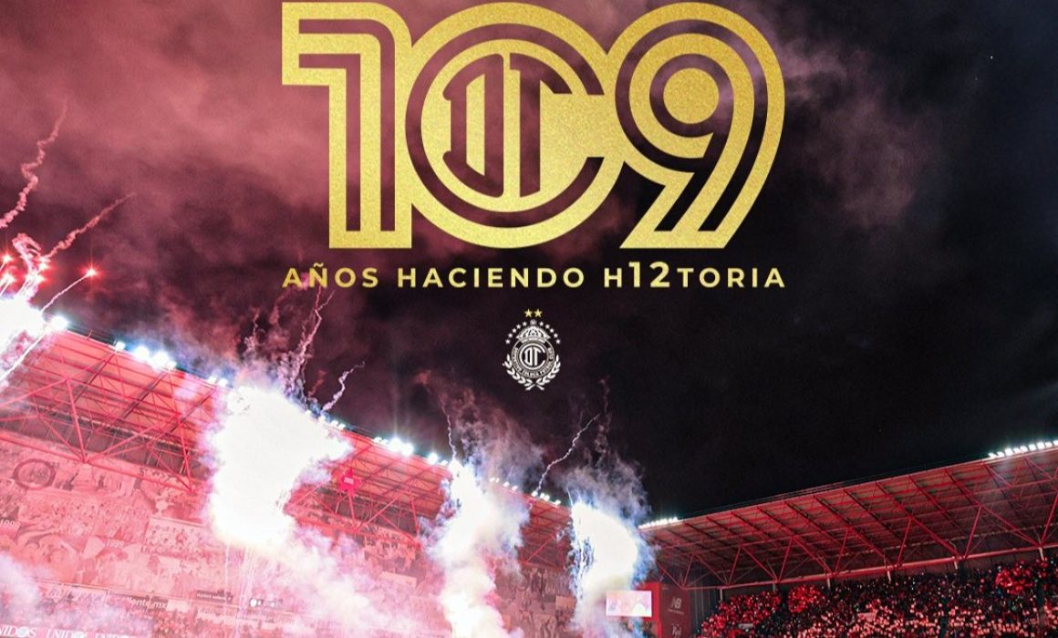Toluca celebra 109 años de historia con partido importante ante Tijuana en la Liga MX