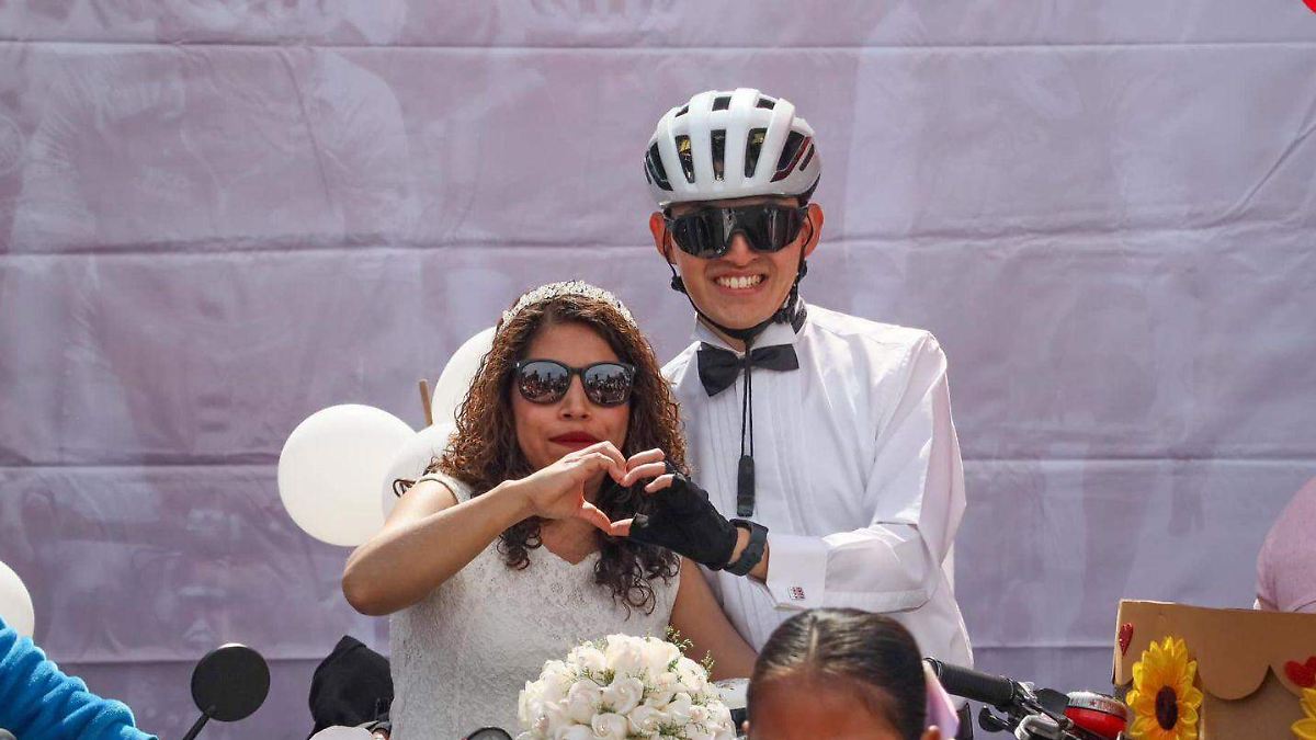 Toluca organiza rodada ciclista temática por San Valentín para promover el uso de espacios públicos