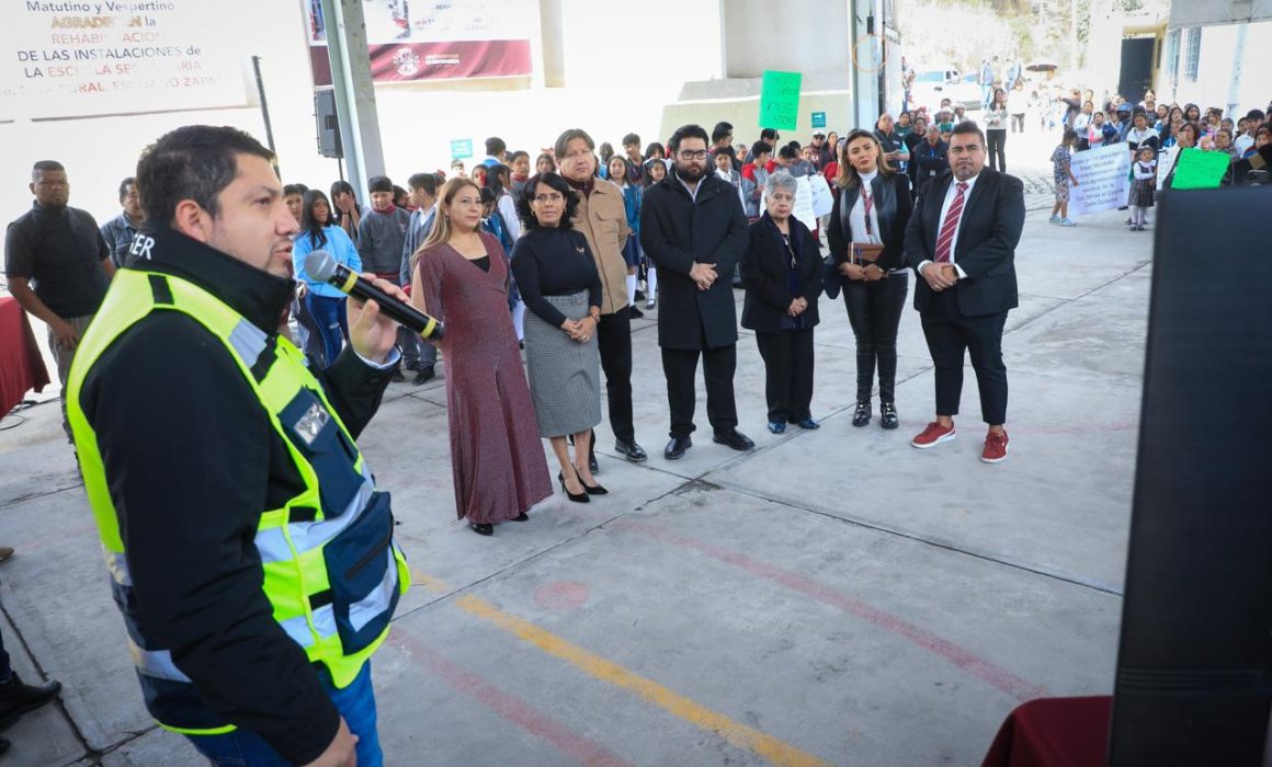 ¡Transformación total! La secundaria Emiliano Zapata de Naucalpan renace gracias a una reparación sorprendente