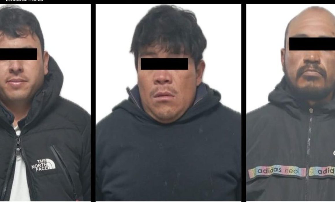 Tres detenidos en Ixtlahuaca por robo con violencia de camioneta en 2026