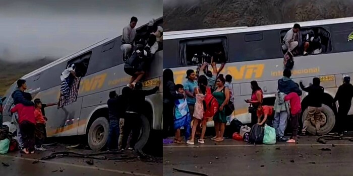 Tres hermanos y una joven fallecen en accidente en la vía Canta–Huayllay, Pasco, tras choque frontal entre bus y auto particular