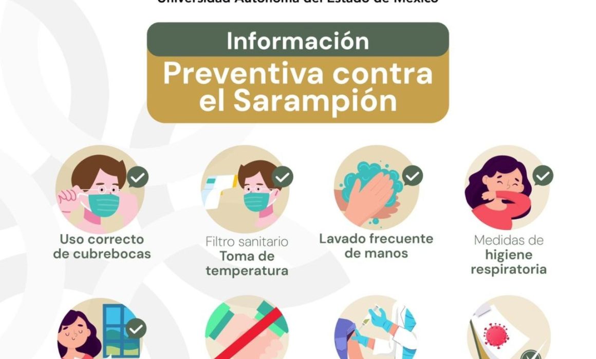 UAEMex Huehuetoca implementa uso obligatorio de cubrebocas para prevenir sarampión
